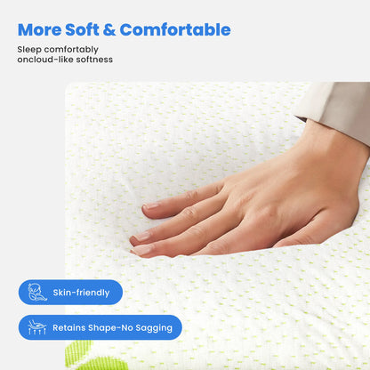 400G Bamboo Viscose Mattress Topper Ultra Soft Pillow Top Mattress Pad with Stretchable Pockets Breathable Cooling Topper