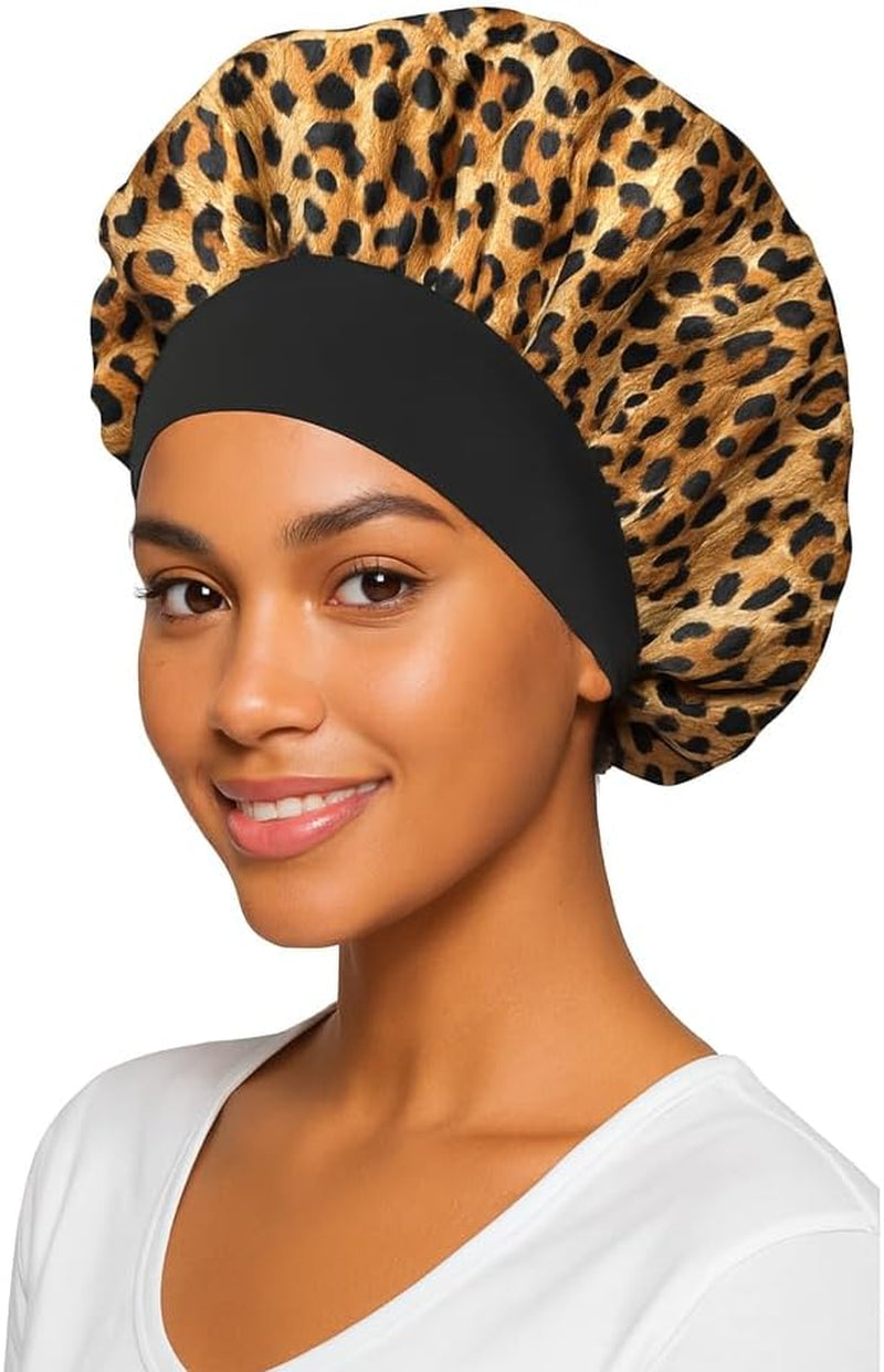 Satin Bonnet – Sleep Bonnet for Women and Men Curly Hair, Braids, and Natural Hairstyles (1Pck)