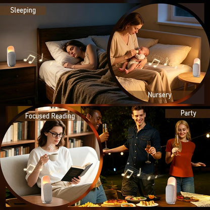 Sleep Sound Machine with Speaker,Night Light,White Noise Machine