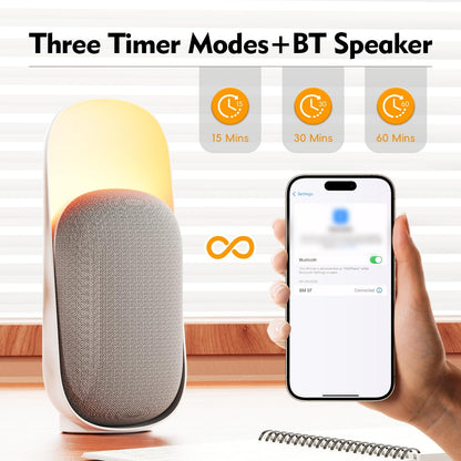 Sleep Sound Machine with Speaker,Night Light,White Noise Machine